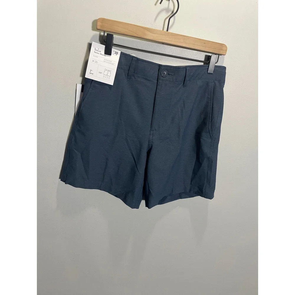 Goodfellow & Co Hybrid Swim Shorts Mens 28 Navy Blue 7